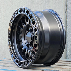 Off Road Pickup Truck Beadlock Forged Wheelz Rim 5x5.5 6x5.5 17x9 18x9 20x10 4x4 6x6 5x127 6x135 6x139.7 for Colorado El <strong>Camino</strong> - Product Image 3