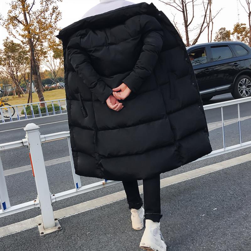 2021 Mens Lengthen Coat - Loose Trend Long down Jacket
