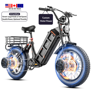 Vélo électrique haut de gamme avec moteur 500W, batterie 52V 60Ah, siège en cuir et système d'enceintes intégré - Product Image 3