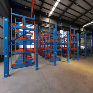 Linh hoạt hướng dẫn sử dụng có thể điều chỉnh Giải pháp lưu trữ Telescopic <span class=keywords><strong>cantilever</strong></span> Hướng dẫn sử dụng giá kim loại và gỗ Pallet kệ cho kho - Product Image 5