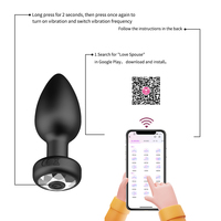 Kabellose APP-Fernbedienung 10 Frequenzen Analsex-Spielzeug Vagina G-Punkt Dildo Männliche Prostata-Massage Bullet Butt Analplug