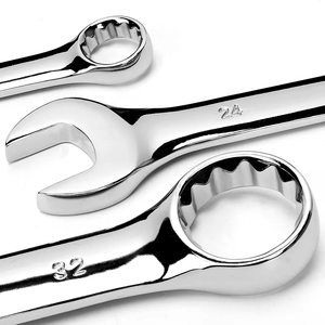 High Quality OEM Metric Alloy Steel Forged Handle Double End Combination <strong>Spanner</strong> <strong>Set</strong> 6-80mm Chrome-plated Nonsparking Auto - Product Image 2