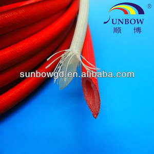 Goma de silicona-60C ~ 200C reforzada con funda de fibra de vidrio no alcalina fibra exterior de goma interior - Product Image 6