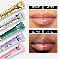 Gloss repulpant végétalien 5 couleurs changeantes, teinté rose clair, haute brillance, transparent, longue tenue, hydratant, huile repulpante pour les lèvres, maquillage