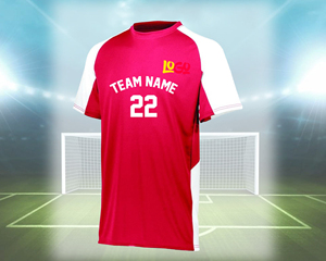 Maillots de football personnalisés unisexes à séchage rapide, respirants, antibactériens, extensibles, uniformes en maille spécifiques à l'équipe, logo personnalisé - F00 - Product Image 4