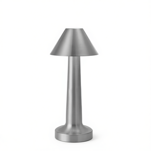 Dimmable Silver Table Lamp <b>Touch</b> Control Modern Design Desk <b>Light</b> For Bedroom Or Living Room - Product Image 3