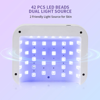Lampe à ongles LED professionnelle nouvelle conception 2026, rechargeable sans fil, 168 W, lampe à ongles LED UV pour manucure en gel