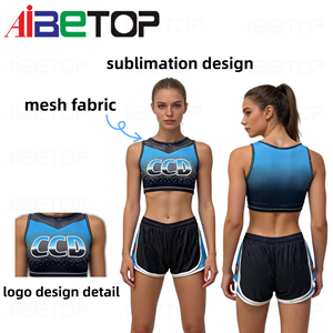Diseño Personalizado de Alta Calidad, Conjunto Deportivo Escolar de Sujetador Deportivo y Falda para Fitness, Baile, Animación y Práctica Deportiva - Product Image 6