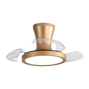 28-inch Modern Invisible 3-Blade LED <b>Ceiling</b> Fan <b>Light</b> with Eye-Protection Design for Dining Rooms, <b>Remote</b> <b>Control</b> Switch - Product Image 1