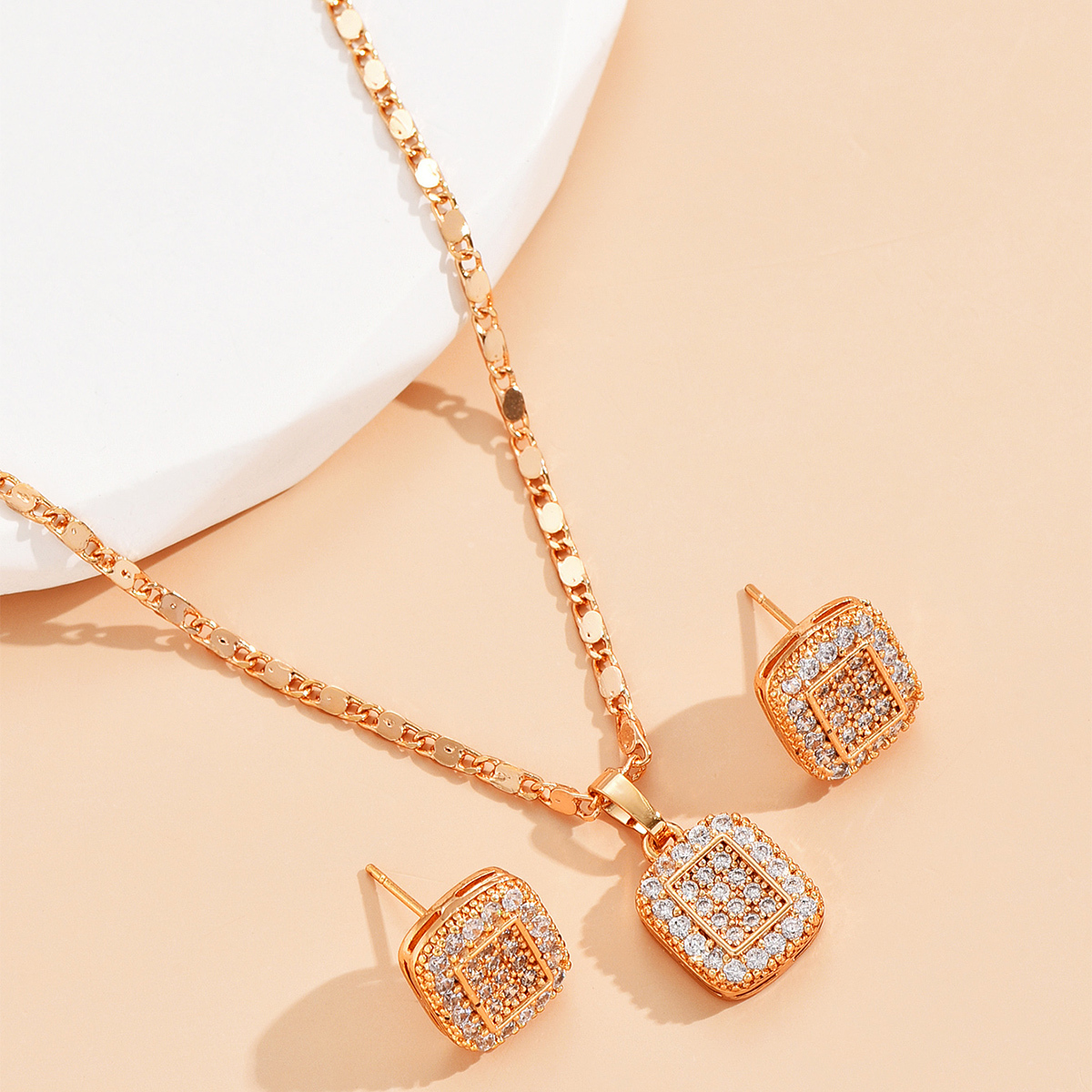 Trending Jewelry - 18k Gold Plated Brass Sets for Women