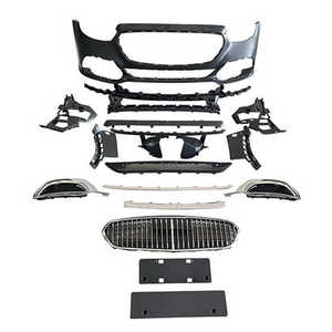 Pièces détachées pour kit de carrosserie Classe E W213 Upgrade May/bach Kits de modification du diffuseur de pare-chocs avant et arrière pour Mercedes-Benz W213 2020-2024 - Product Image 1