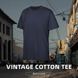 Camiseta Vintage al por Mayor para Adultos, 180 Gramos, 100% Algodón, Diseño Liso, Talla Grande, Negra, Paquete de 2 - Product Image 2