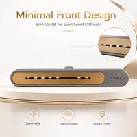 Diffuseur d'arômes mécanique de luxe pour véhicule, support multi-trous en alliage pour grille d'aération de voiture, conteneur vide rechargeable, vente en gros