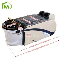Fauteuil de lavage électrique pour salon de coiffure, lit de massage pour spa capillaire avec raccordement aux canalisations