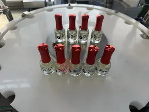 Automatic 2 Heads Nail Gel Polish Oil Filling Machine Glass Bottle 10ML 20ML Filling And Capping Machine Line