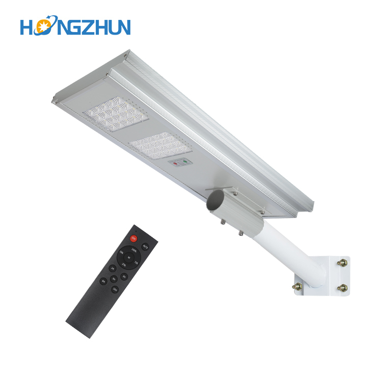 IP65 impermeable smd al aire libre de 100 vatios 150watt 200watt todo en uno integrado Luz de calle solar led