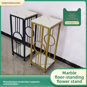 Support à fleurs en métal moderne en gros, étagère décorative créative pour balcon et intérieur, style nordique - Product Image 4