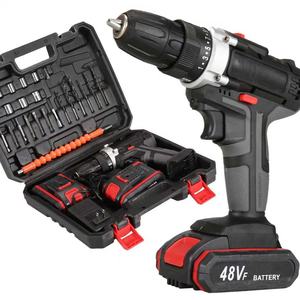 Perceuse à percussion sans fil 21V en gros, ensemble tournevis à chocs électrique sans clé, vitesse variable 1600 tr/min, personnalisable OEM, 2.5Ah, pour bricolage - Product Image 2