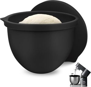 Inserto in Silicone per <span class=keywords><strong>Ciotola</strong></span> da 5 Qt per Mixer <span class=keywords><strong>Kitchenaid</strong></span> con Coperchio, Protezione per <span class=keywords><strong>Ciotola</strong></span> Impastatrice, Rivestimenti in Silicone Non Tossico - Product Image 1