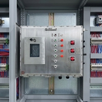 Panneau de commande électrique antidéflagrant pour l'énergie et l'éclairage, SS316L IP66 Exdb IIB T4 Gb 220V 50A, pour l'industrie pétrolière et gazière