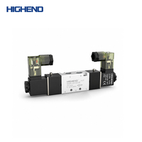 Vanne solénoïde pneumatique haut de gamme série 4V, compatible OEM, pour système de convoyage de machines d'emballage (vanne solénoïde à air basse pression)