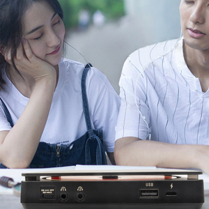 เครื่องเล่นดีวีดี วีซีดี ซีดี หลายรูปแบบ พร้อม HDMI AV OUT USB จอแสดงผลดิจิตอล อุปกรณ์เล่นเพลงและวิดีโอแบบชาร์จไฟได้ เครื่องมือการเรียนรู้ด้านเสียง - Product Image 5