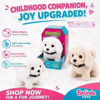 Jouets en peluche Belinda, jouets en peluche électriques amusants, cadeaux de qualité supérieure, chien en peluche électronique, animaux en peluche personnalisés, jouets en peluche pour enfants