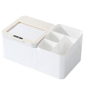 Caja de Almacenamiento Eléctrica Inteligente con Sensor, Organizador de Escritorio Rectangular de 6L con Tapa para Joyería, Cuidado de la Piel, Pañuelos y Bocadillos - Product Image 1