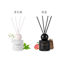 OEM/ODM bouteille en verre personnalisée marque privée parfum de maison décoration arôme liquide naturel parfum diffuseur de roseau