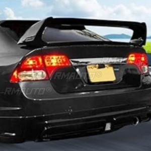 สปอยเลอร์หลังรถยนต์ ปีกหลัง ดิฟฟิวเซอร์กันชนหลัง ชุดแต่งสำหรับ Honda Civic 4 ประตู ปี 2006-2011 อุปกรณ์ตกแต่งรถยนต์ - Product Image 3