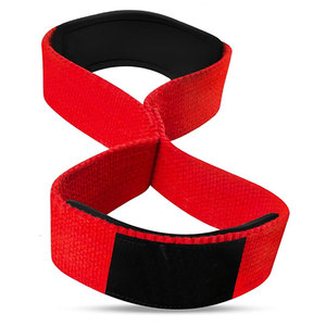 Latest Design Customizable Weightlifting Figure 8 Straps-Breathable Adjustable Anti-Slip High <b>Stretch</b> High Quality Custom Logo - Product Image 3