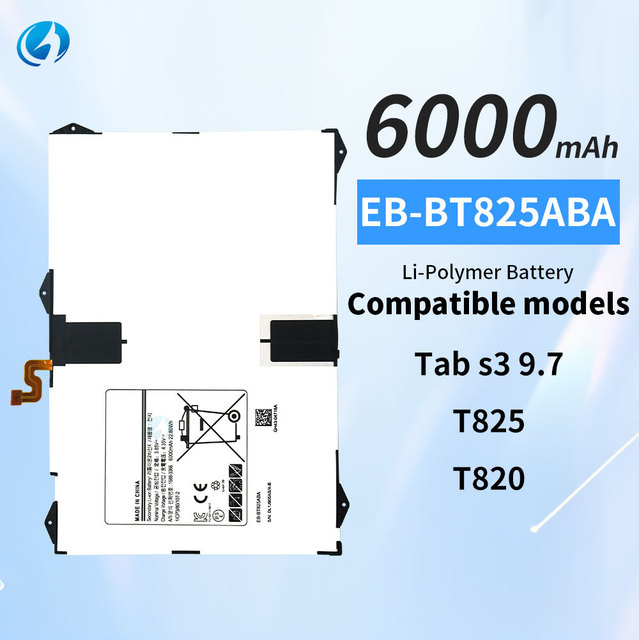 EB-BT825ABE New 0 Cycle High Quality Original Replacement Li-ion Tablet Battery for Samsung Galaxy Tab S3 9.7 T820 T825