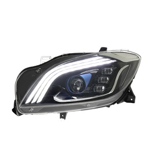 For 12V ML <b>Headlight</b> Assembly W166 Modified Style <b>LED</b> Lens Daytime Running Light Flowing for 12-15 12V <b>LED</b> <b>Headlight</b> Assembly fo - Product Image 1