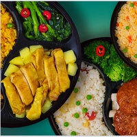 Wholesale Halal Fast Vegetarian Deit Food Best Selling Instant Meal Food Ready to Eat Veggie Fried Rice Pack in Box