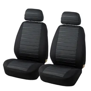 2 Stuks Auto Stoelhoezen 5Mm Foam Airbag Compatibel 2017 Nieuwe Collectie Universal Fit Meest Vans Minibus Gescheiden Auto seat