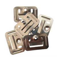 Clips Metálicos de Acero Inoxidable para Fijación de Revestimiento de Pared WPC, Abrazaderas de Enclavamiento, Clips de Techo de PVC para Paneles Decorativos