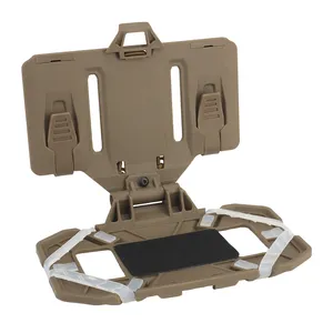 Tactical folding navigation installation smart device mounting plate tactical vest outdoor sports mobile phone holder
