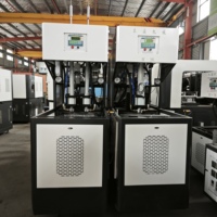 Máquina Sopladora de Botellas de PET Semiautomática para Fabricación de Botellas de Aceite de Cocina de 5L, Motor de Marca Reconocida, Alta Seguridad
