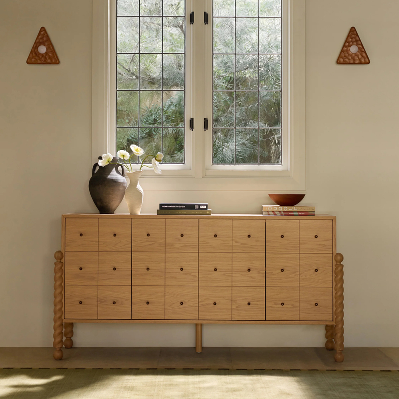 Modern Minimalist Solid Wood Drawer Cabinet