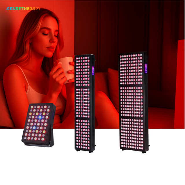 AZURE 5 Wavelength 660nm 850nm Red LED Light Therapy Panel  Full Body Standing with US Plug