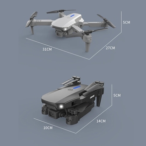 <span class=keywords><strong>Drone</strong></span> Quadricoptère Pliable RC E88 Pro avec WIFI <span class=keywords><strong>FPV</strong></span>, Caméra HD 4K Grand Angle et Maintien d'Altitude – Idéal <span class=keywords><strong>pour</strong></span> un Cadeau - Product Image 3