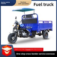 Tricycle motorisé à essence, véhicule utilitaire ouvert, refroidissement liquide, 111-150cc, haute capacité de charge, 70 km/h, transfrontalier 3C