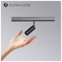 Spot magnétique ultra-plat 40 W 3 CCT 6000K blanc pour vitrine à bijoux, 4 fils, 3 mini-spots en 1