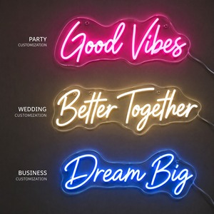 Custom Transparent Acrylic LED <b>Neon</b> <b>Sign</b> <b>for</b> Wedding Party and <b>Home</b> Decor - Product Image 4