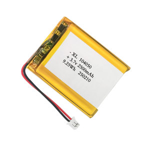 OEM 104050 3.7v 2500mAh kapasitas tinggi dapat diisi ulang semi-padat negara baterai Lithium Ion (10x40x50mm) 500 siklus untuk konsumen - Product Image 2