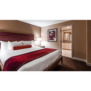 ชุดเฟอร์นิเจอร์โรงแรมแบบเวสเทิร์นพลัสชุดโซฟาในห้องนอนเตียงขนาดคิงส์แบบปรับแต่งได้3-5ดาว - Product Image 1