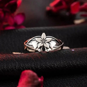 Anime Fate Stay Night Heaven's Feel Ring Sakura <span class=keywords><strong>Matou</strong></span> Cosplay Anneaux d'ouverture réglables unisexe Accessoires Bijoux Cadeau - Product Image 5