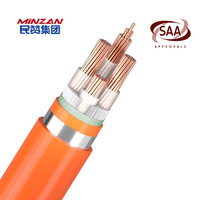SAA AS/NZS 0,6/1 KV V90 XLPE Isoliertes 3-adriges 4-adriges 1,5mm 2,5mm 4mm 6mm 10mm 16mm 25mm 35mm 50mm 70mm 95mm orange farbenes Rund kabel
