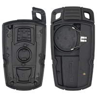 Coque de remplacement pour clé de voiture intelligente MS, télécommande sans clé à 3 boutons pour BMW E61 E90 Série 3 Série 5 X3 X5, étui de clé de véhicule