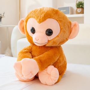 ของเล่นตุ๊กตาลิงยัดไส้ลิงสีน้ำตาลสวนสัตว์ออกแบบได้ตามต้องการ - Product Image 2